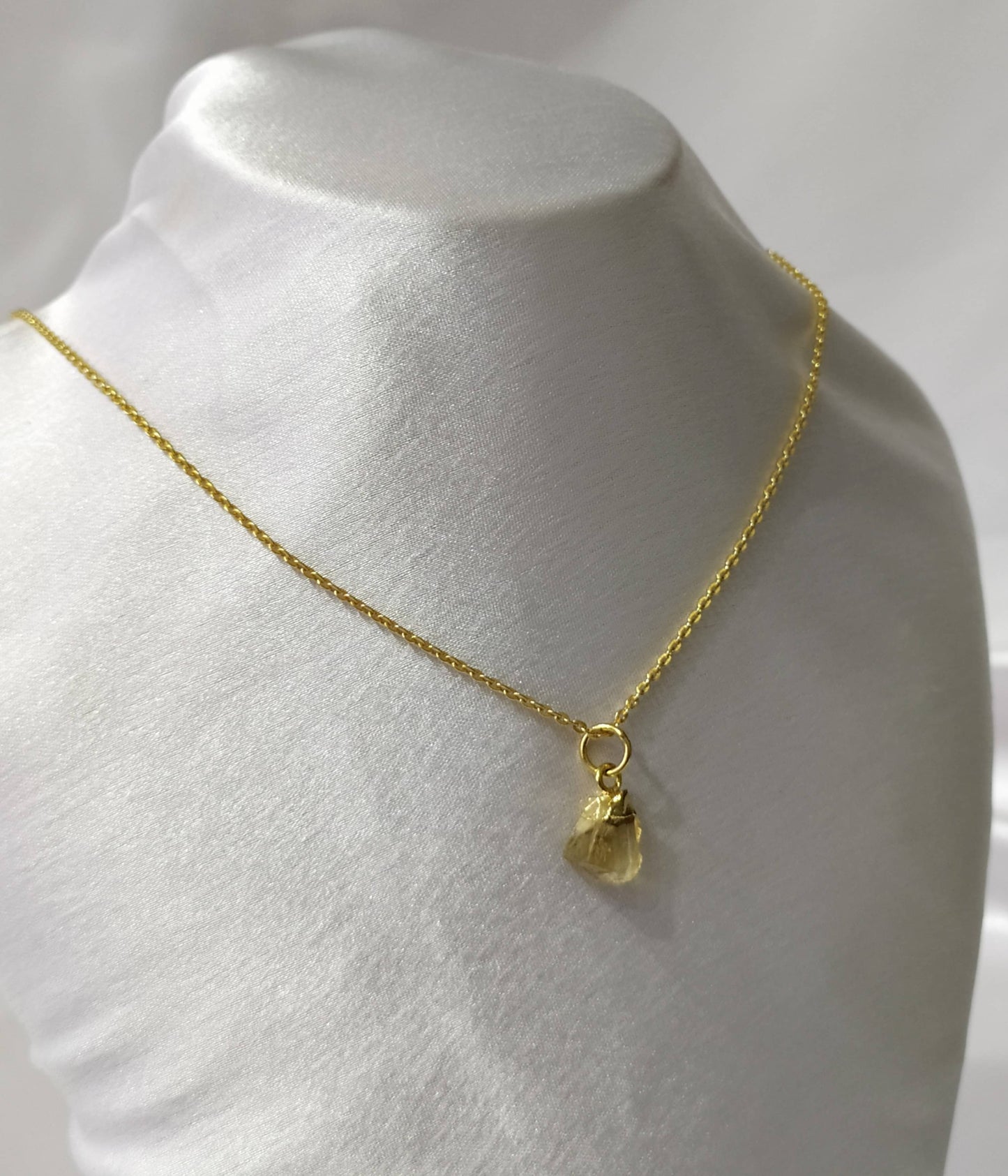 Solar Energy Necklace | Natural Raw Citrine Crystal | Rated Shop PG