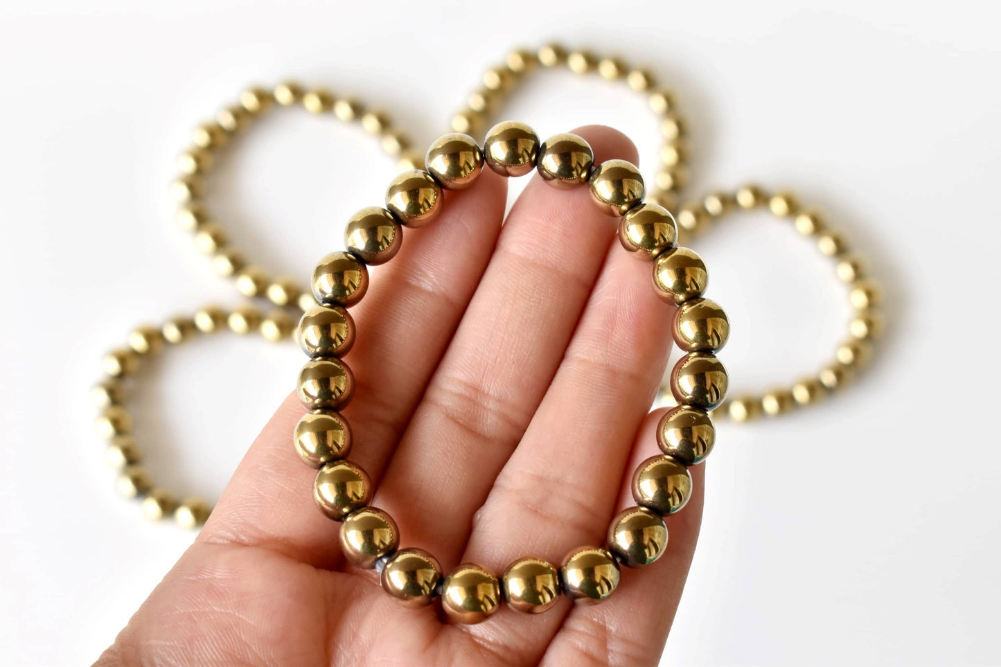 Golden Vitality Bracelet | Golden Hematite Healing Stone | Rated Shop PG